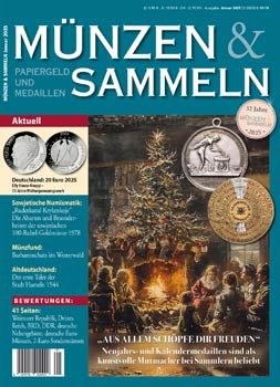 Münzen & Sammeln Ausgabe 01/2025 - Cover