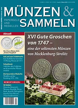 Münzen & Sammeln Ausgabe 02/2023 - Cover