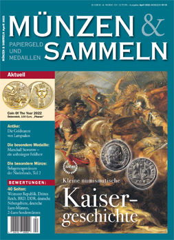 Münzen & Sammeln Ausgabe 04/2022 - Cover