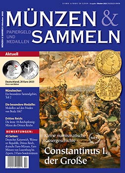 Münzen & Sammeln Ausgabe 10/2022 - Cover