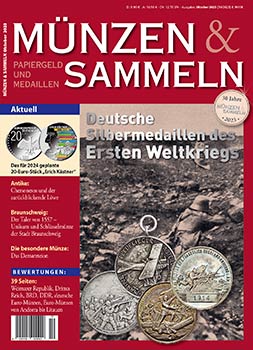 Münzen & Sammeln Ausgabe 10/2023 - Cover