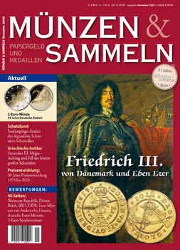 Münzen & Sammeln Ausgabe 11/2024 - Cover