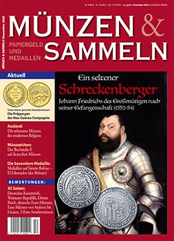Münzen & Sammeln Ausgabe 12/2022 - Cover