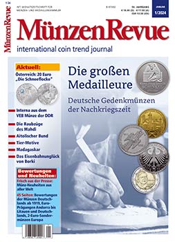 MünzenRevue Ausgabe 01/2024 - Cover