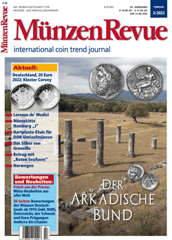 MünzenRevue Ausgabe 02/2022 - Cover