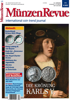 MünzenRevue Ausgabe 04/2022 - Cover