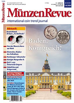 MünzenRevue Ausgabe 07+08/2024 - Cover