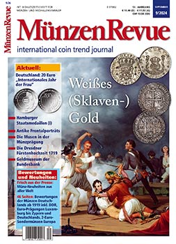 MünzenRevue Ausgabe 09/2024 - Cover