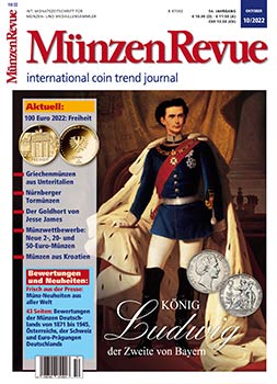 MünzenRevue Ausgabe 10/2022 - Cover