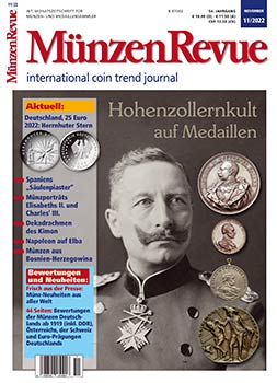 MünzenRevue Ausgabe 11/2022 - Cover